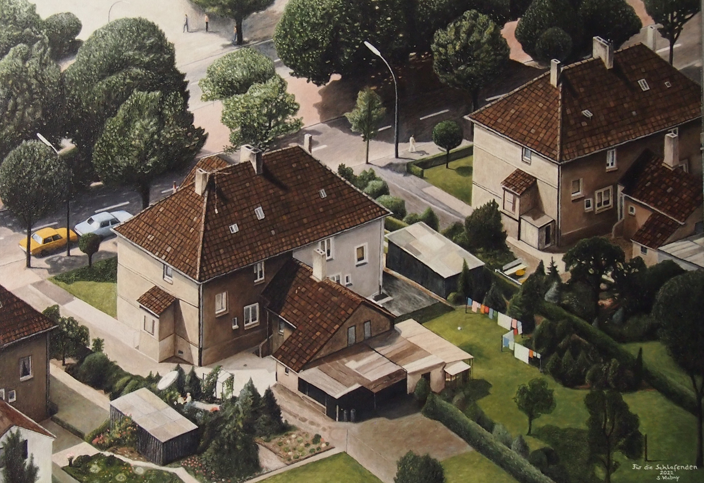 Für die Schlafenden 2022 70 x 100 cm